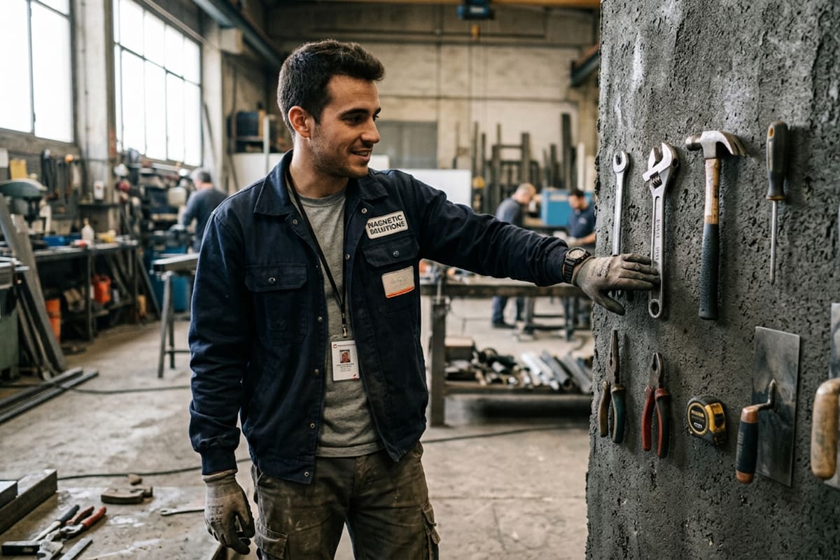 Un ingeniero de 29 años crea cemento magnético que elimina taladros, permite fijar objetos sin perforar paredes y promete revolucionar la construcción al convertir cualquier muro en una superficie funcional e interactiva