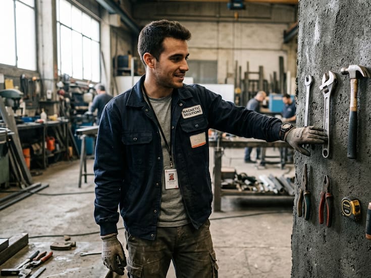 Un ingeniero de 29 años crea cemento magnético que elimina taladros, permite fijar objetos sin perforar paredes y promete revolucionar la construcción al convertir cualquier muro en una superficie funcional e interactiva