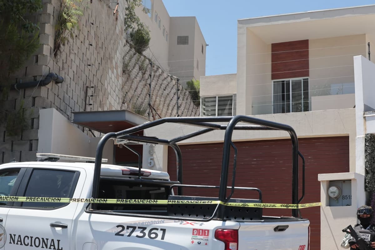 El inmueble dónde fue asegurado "El Flakito'', se mantiene bajo el resguardo de autoridades. Foto: Sergio Ortiz