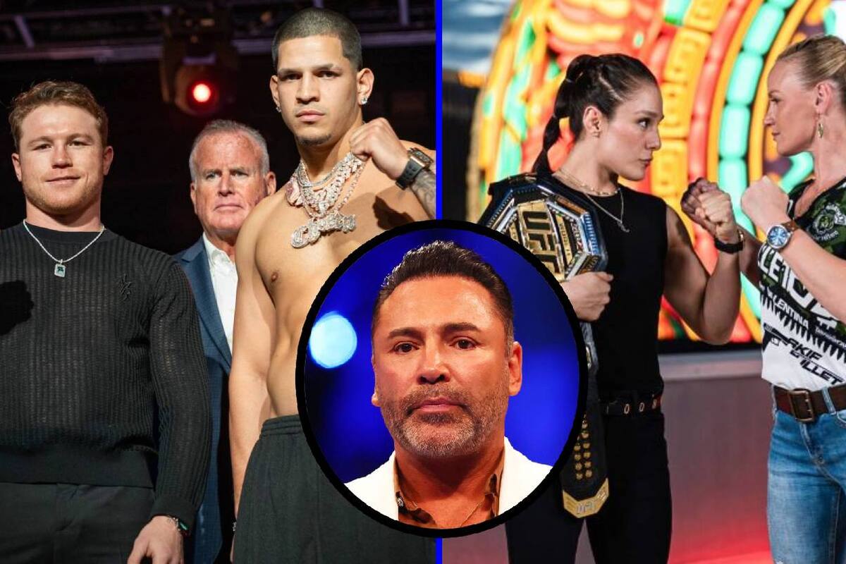 ¿Pelea de 'Canelo' o UFC? Óscar De la Hoya revela a qué evento asistirá