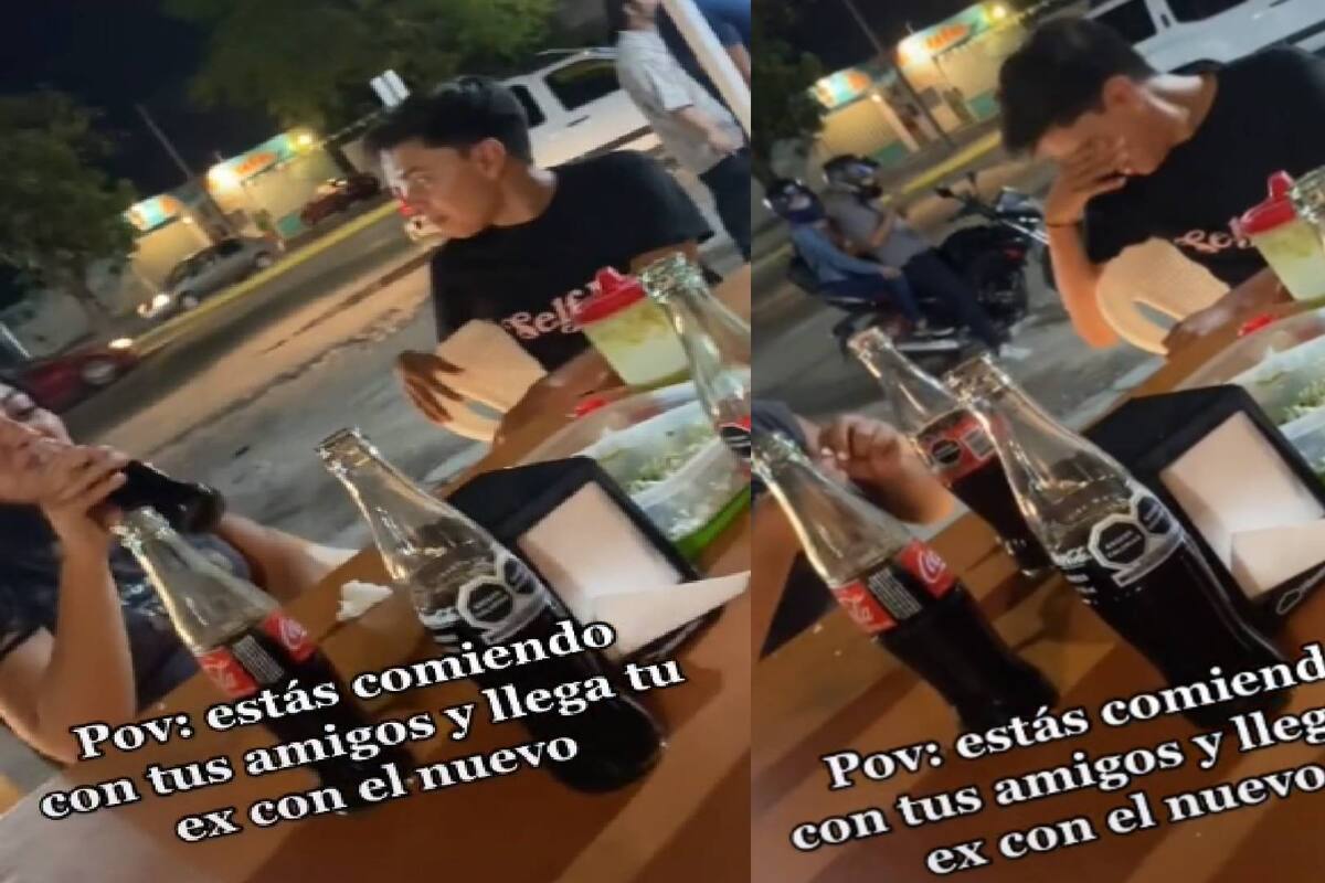 TIKTOK: Reacción de joven se hace viral al ver a su ex novia con su nueva pareja