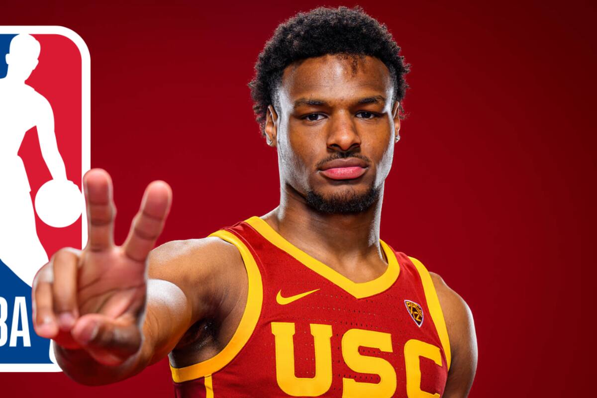 NBA: ¡Oficial! Bronny James se declara para el draft de la NBA 2024