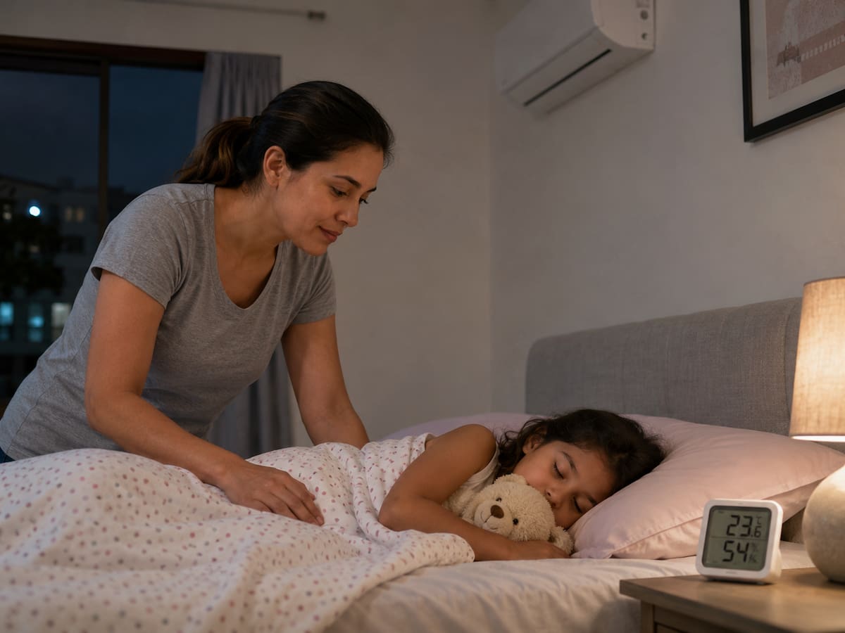 Bebés, adultos mayores y personas con condiciones de salud pueden necesitar habitaciones más frescas durante una ola de calor.