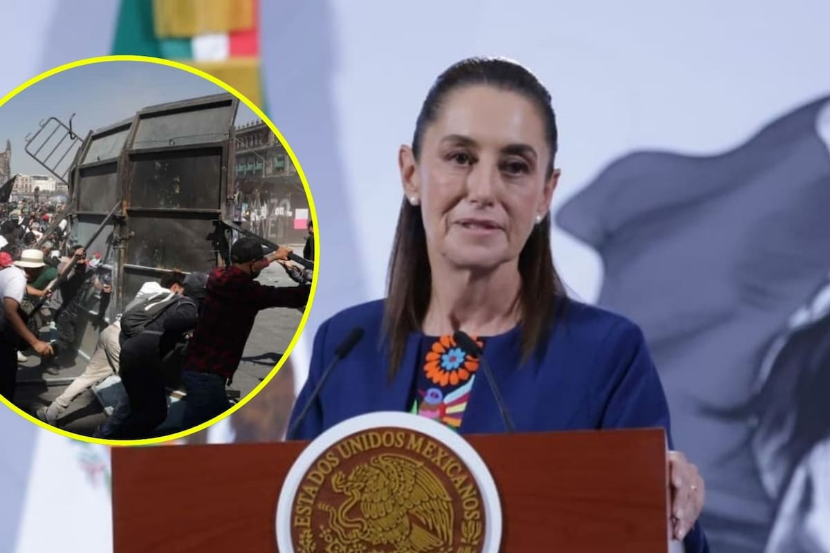 Sheinbaum pide investigar amenaza de muerte contra policía capitalina y posibles vínculos criminales en marcha de “Generación Z”