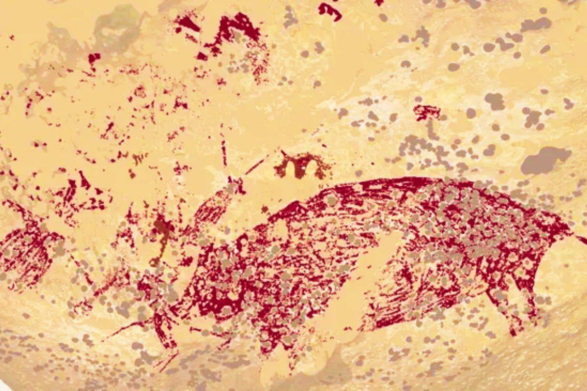 ¿Cuándo empezaron a contar historias los humanos? Pintura descubierta en cueva de 51 mil años podría tener la clave