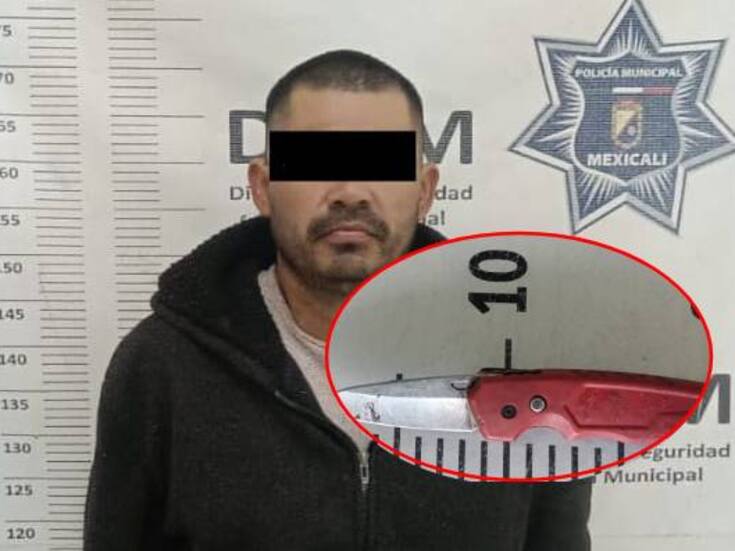 Sospechoso de asaltar un autoservicio es detenido con un arma prohibida