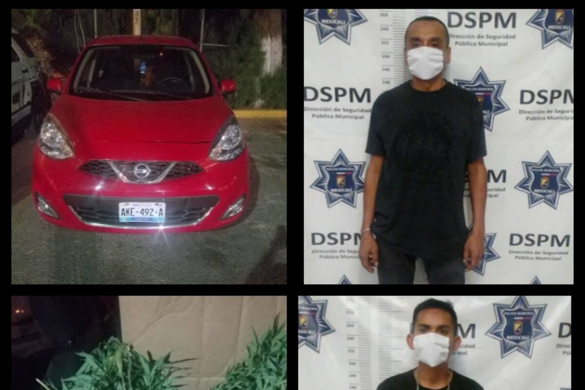 Sorprenden a dos con droga en un auto, en Valle de Puebla