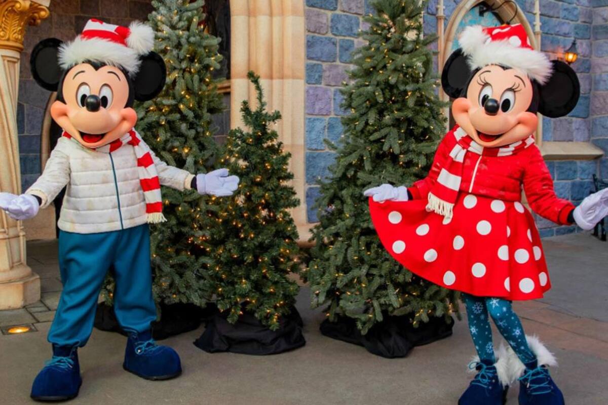 ¡Disneyland listo para Navidad!