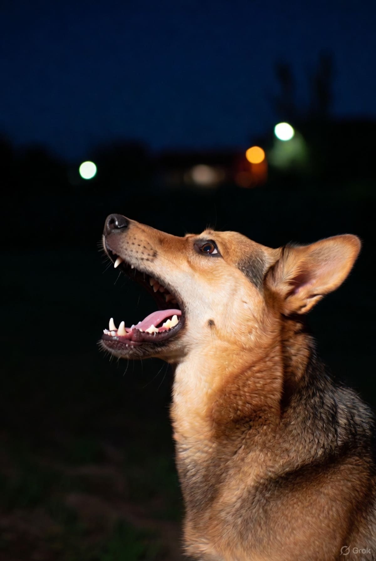 ¿Qué significa cuando un perro aúlla en la madrugada Esto dicen las creencias sobre la muerte | Foto: Grok