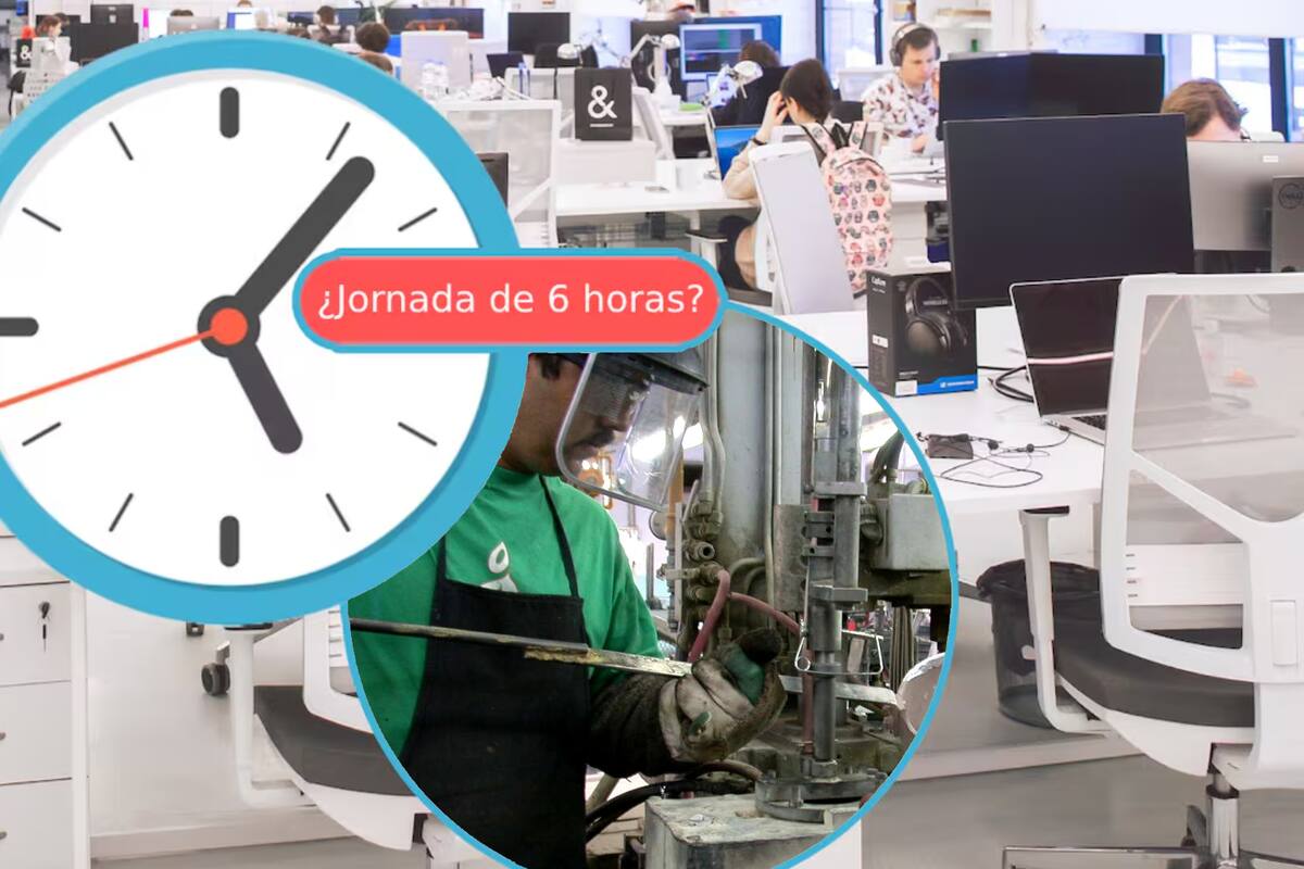 Así serían los horarios con la reducción de la jornada laboral, ¿menos días o menos horas?