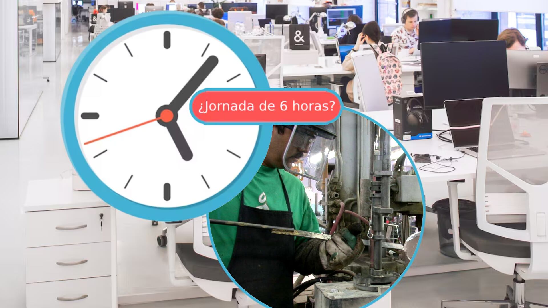 Así cambiarían los horarios con la reducción de la jornada laboral de 40 horas a la semana en México.