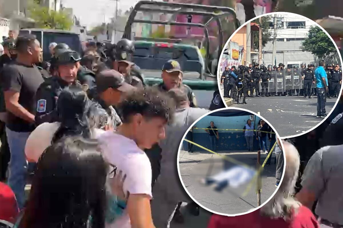 VIDEO: Muere un hombre de 64 años durante enfrentamiento entre vecinos y policía en CDMX