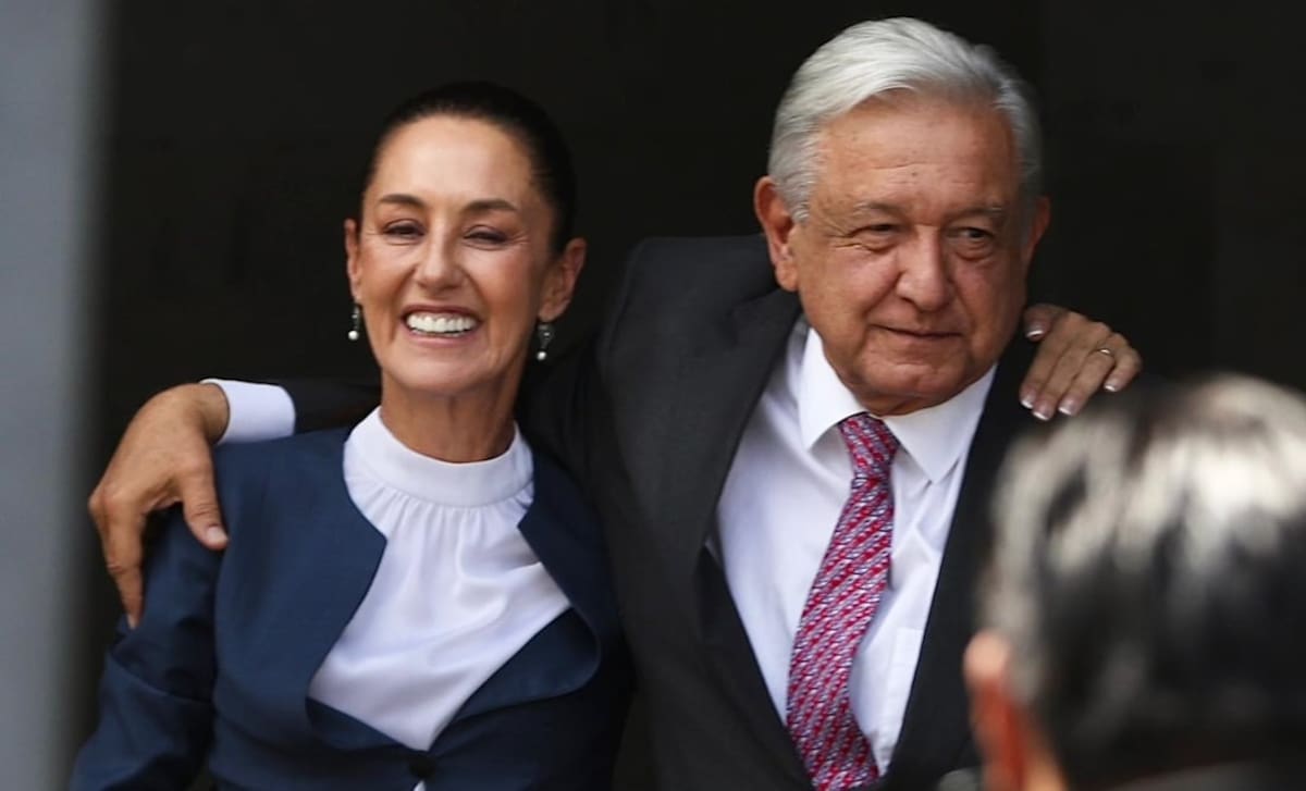 Claudia Sheinbaum y Andrés Manuel López Obrador.