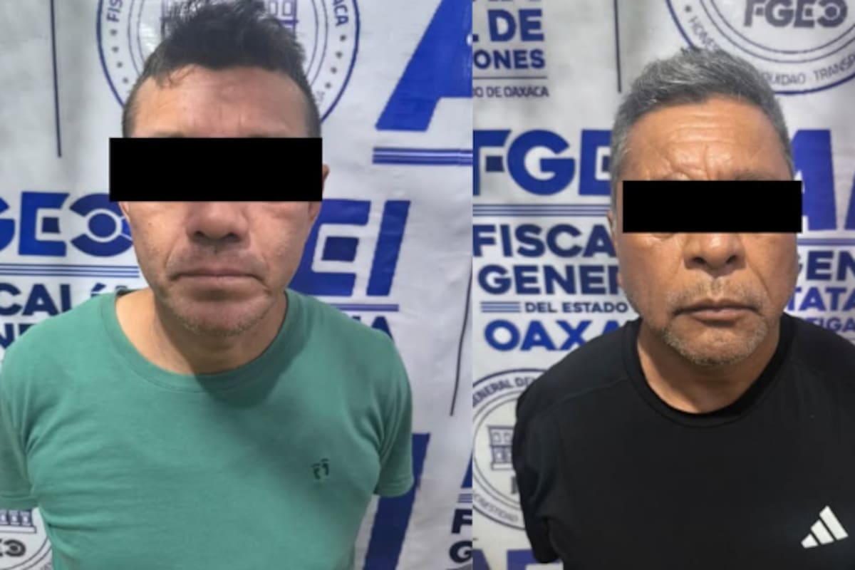Capturan en Oaxaca a dos hombres por violento robo a sucursal bancaria