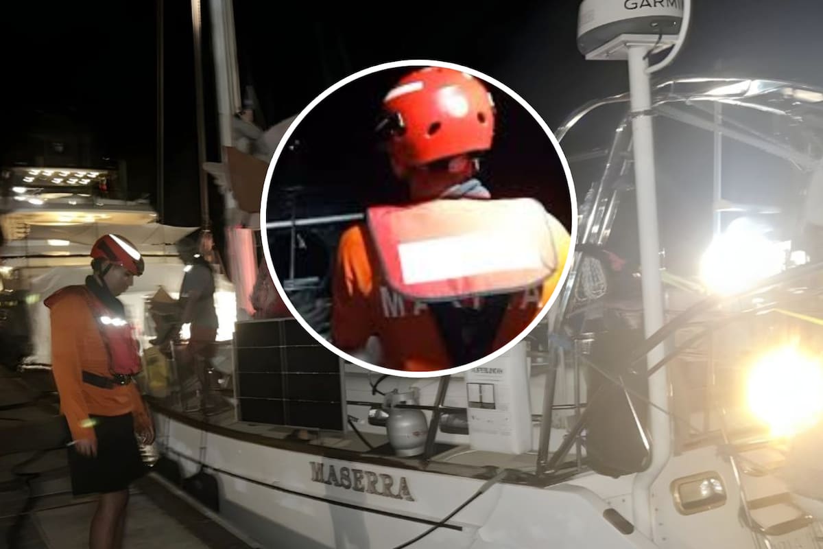 Rescatan velero con tres canadienses a bordo frente a costas de Los Cabos tras fallas mecánicas