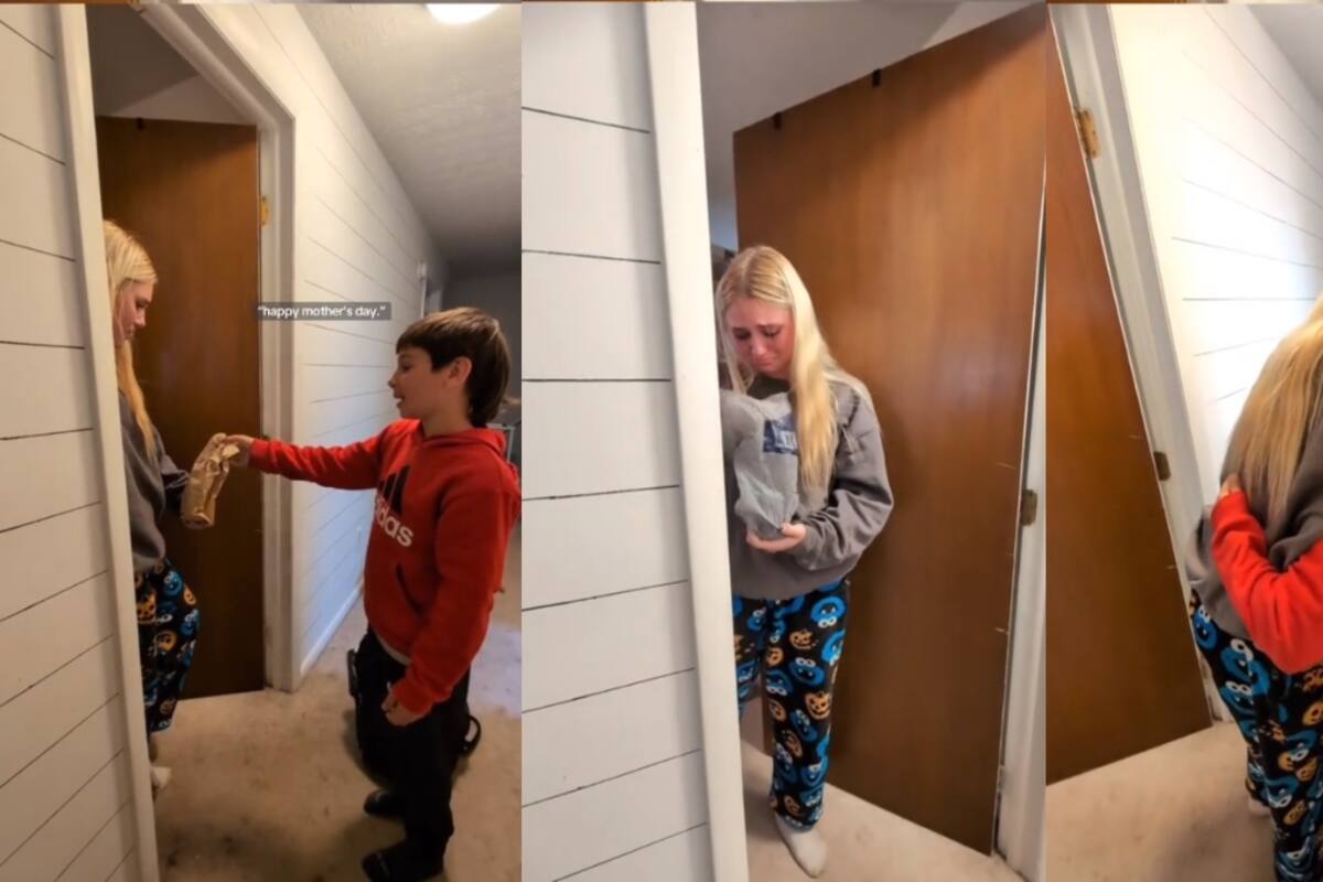 Niño conmueve a su hermana mayor al darle un regalo en el Día de las Madres: “eres como una mamá para mí”