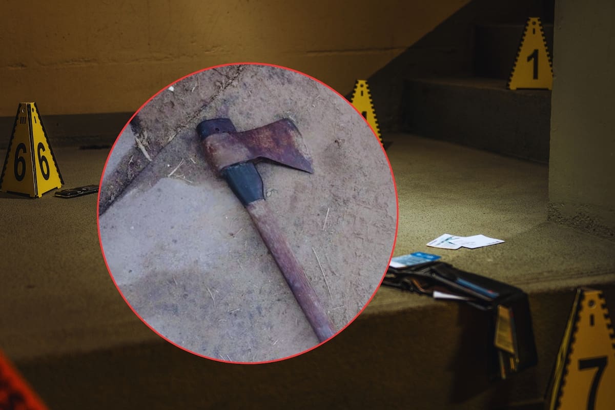 Trabajador mata brutalmente a su jefe con un hacha y hiere de gravedad a su esposa en Chihuahua; el hijo de la pareja los encontró en un charco de sangre