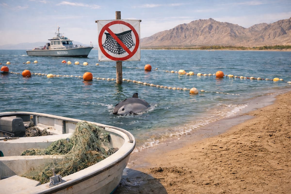 Gobierno y pescadores del Alto Golfo acuerdan cambios para proteger a la vaquita marina y mantener la pesca, ajustan zonas de redes y crean plan de trabajo con reuniones mensuales