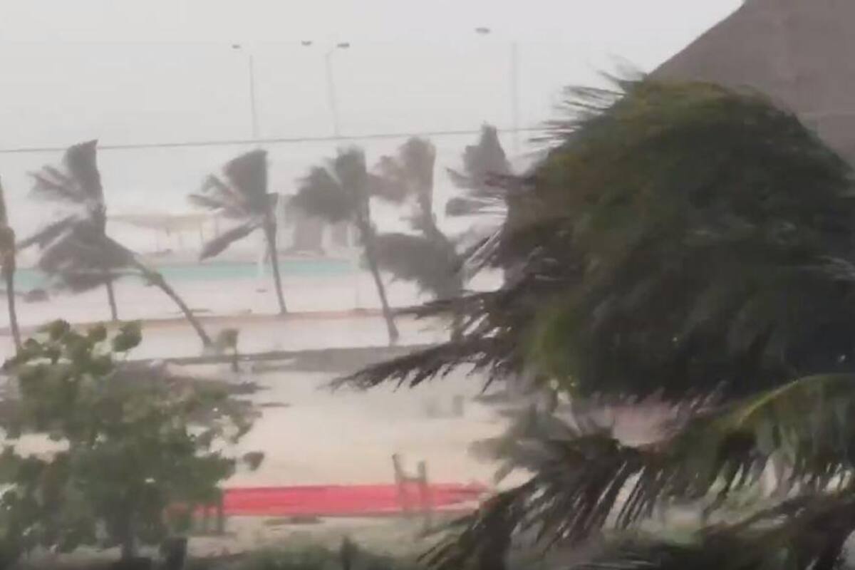 VIDEO: 'Cristobal' azota con vientos y lluvias a Campeche