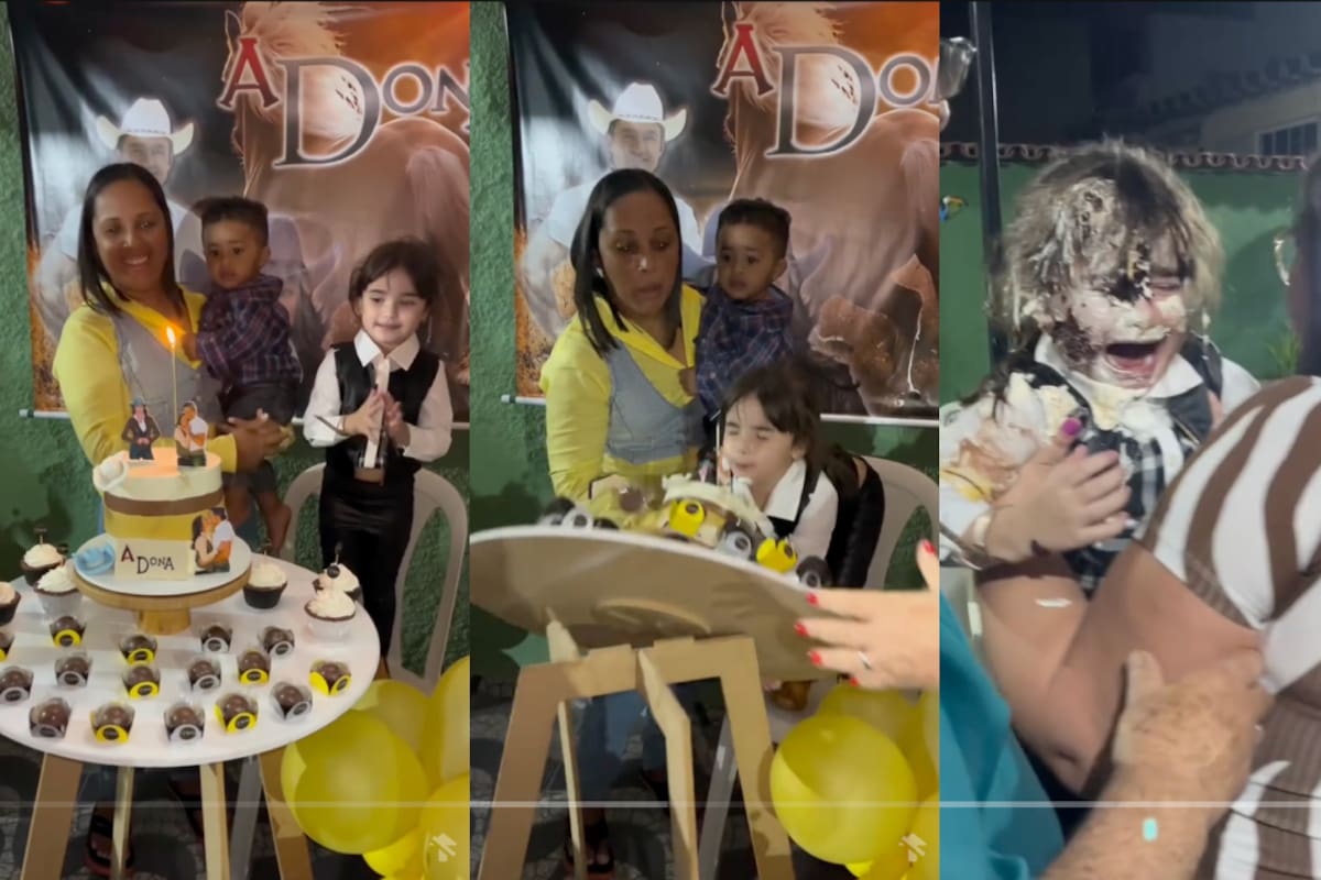 Niña sufre TREMENDO accidente con el pastel de su madre: ¡el cumpleaños quedó arruinado!