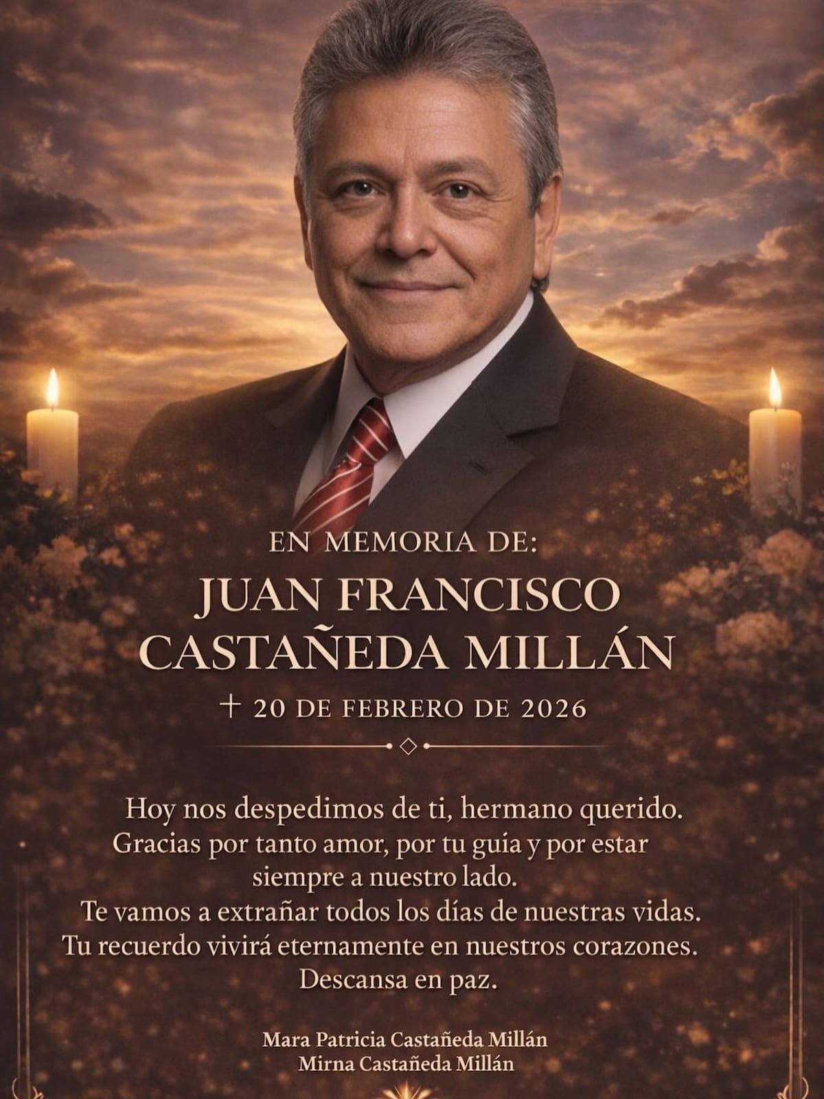 Fallece el periodista Juan Francisco Castañeda Millán