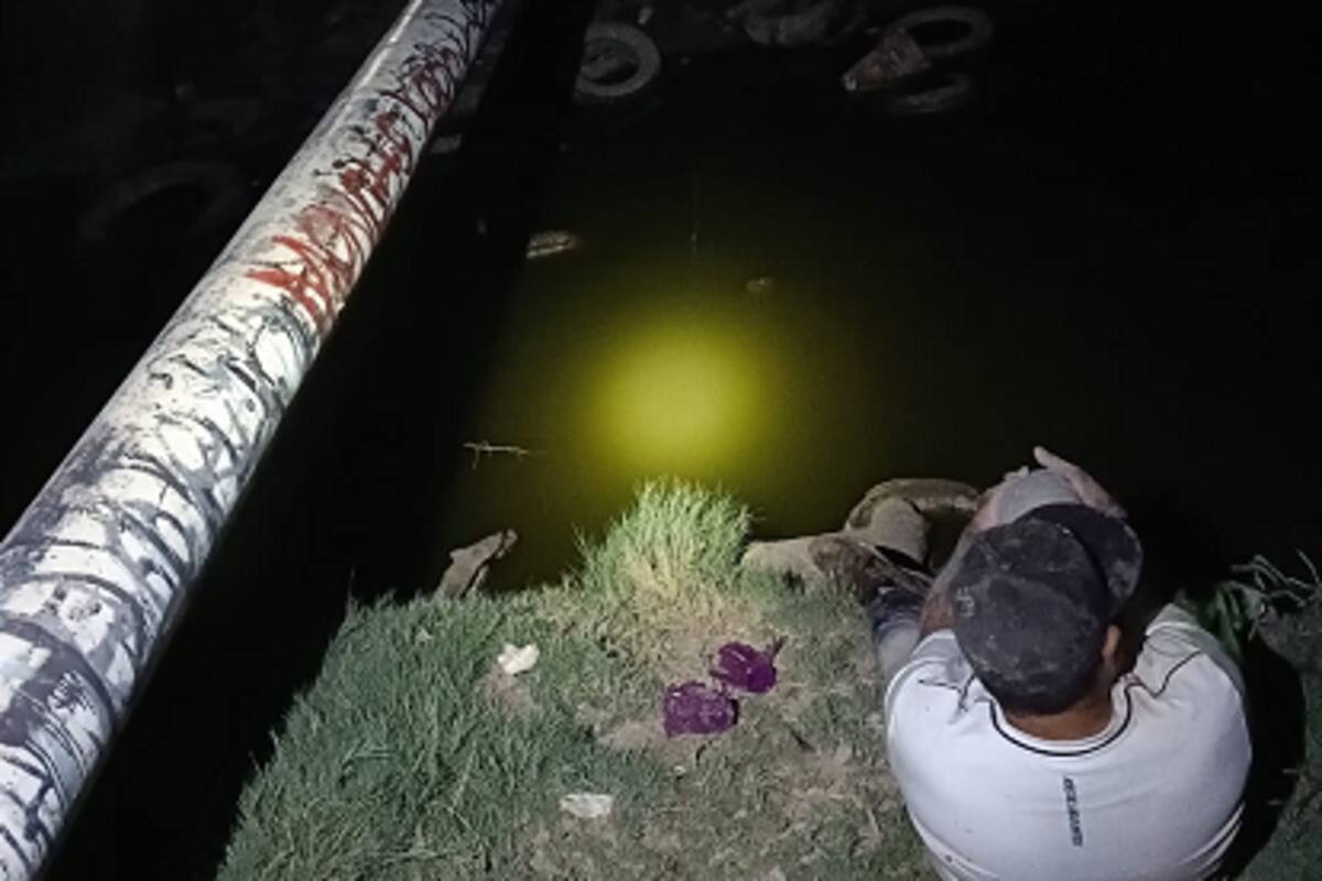 Hombre se fractura pierna al caer a dren en Valle de Puebla