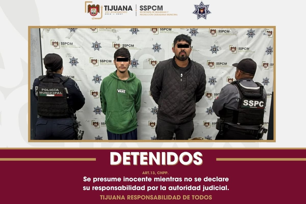 Detienen a dos hombres con un fusil y una pistola en Sánchez Taboada