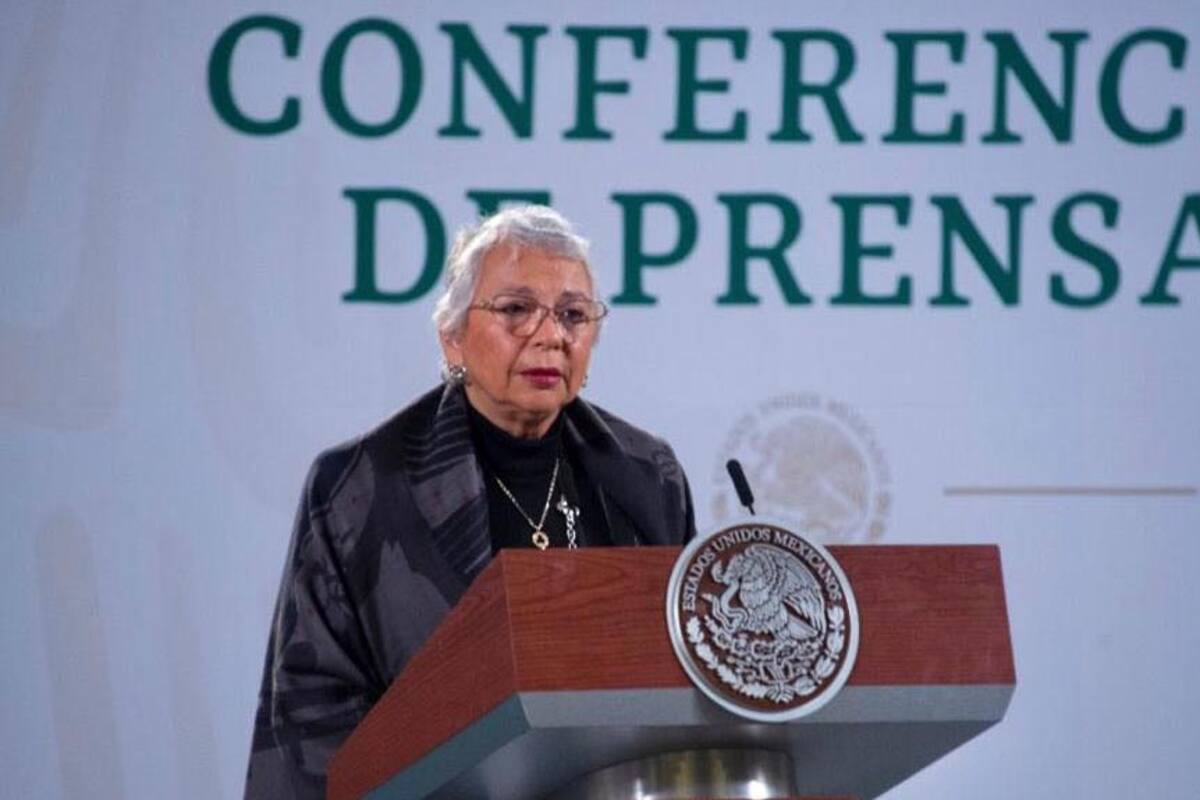 AMLO se encuentra bien y fuerte resguardado con su familia dice Sánchez Cordero