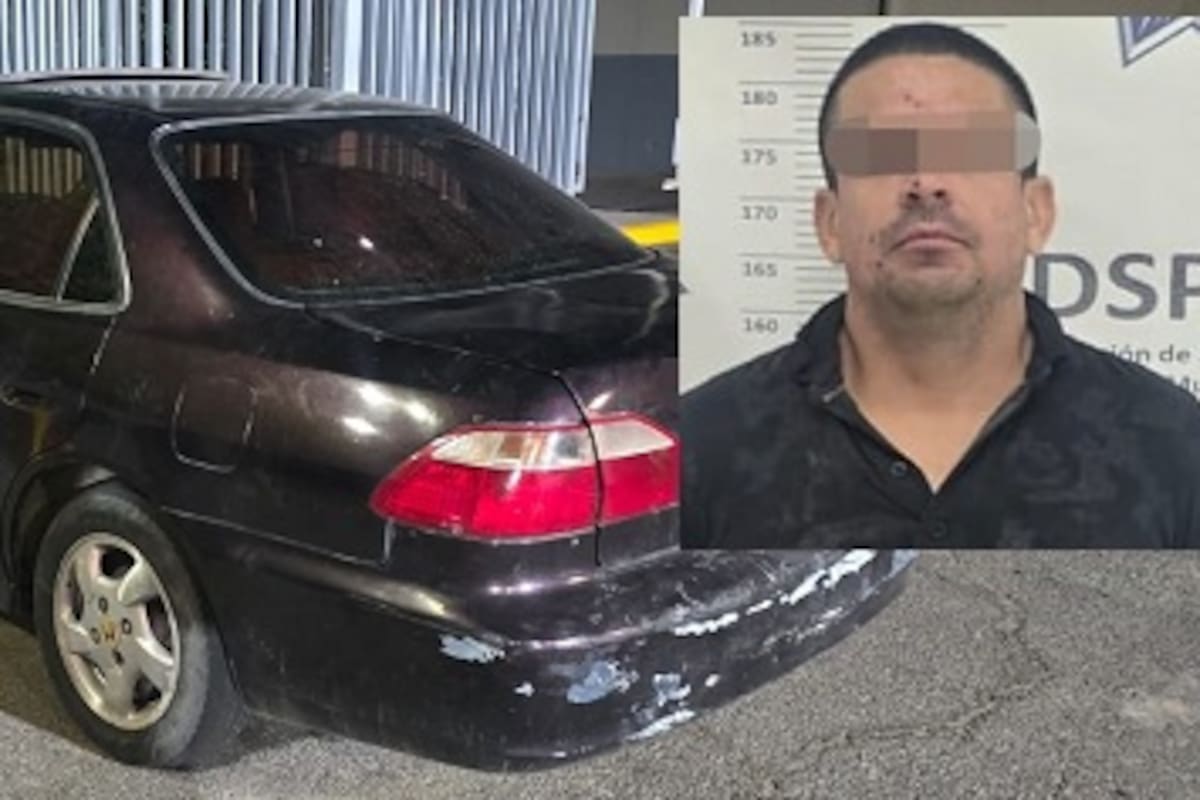 Traía una navaja en el carro, tenía orden de aprehensión