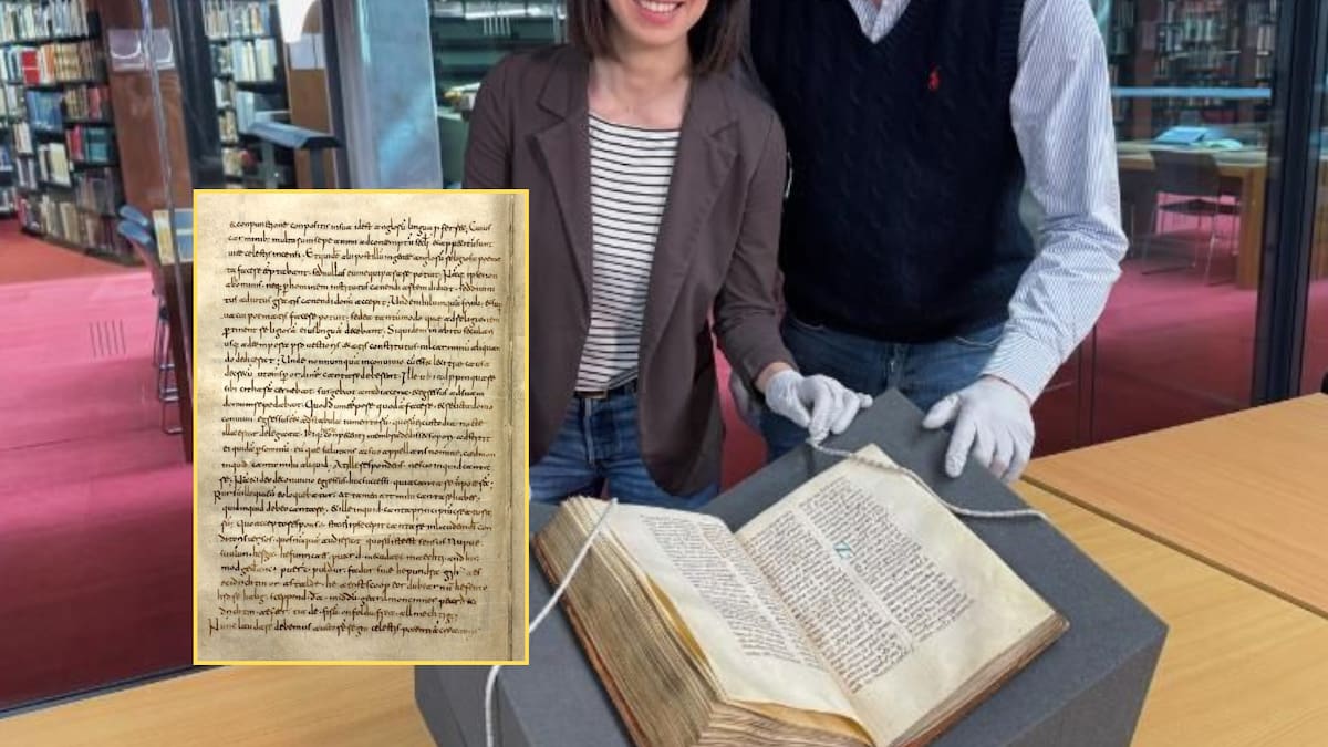 Encuentran el poema más antiguo escrito en inglés, compuesto hace 1.200 años por el monje Caedmon, dentro de un manuscrito del siglo IX localizado en Roma, clave para entender el nacimiento de la lengua inglesa
