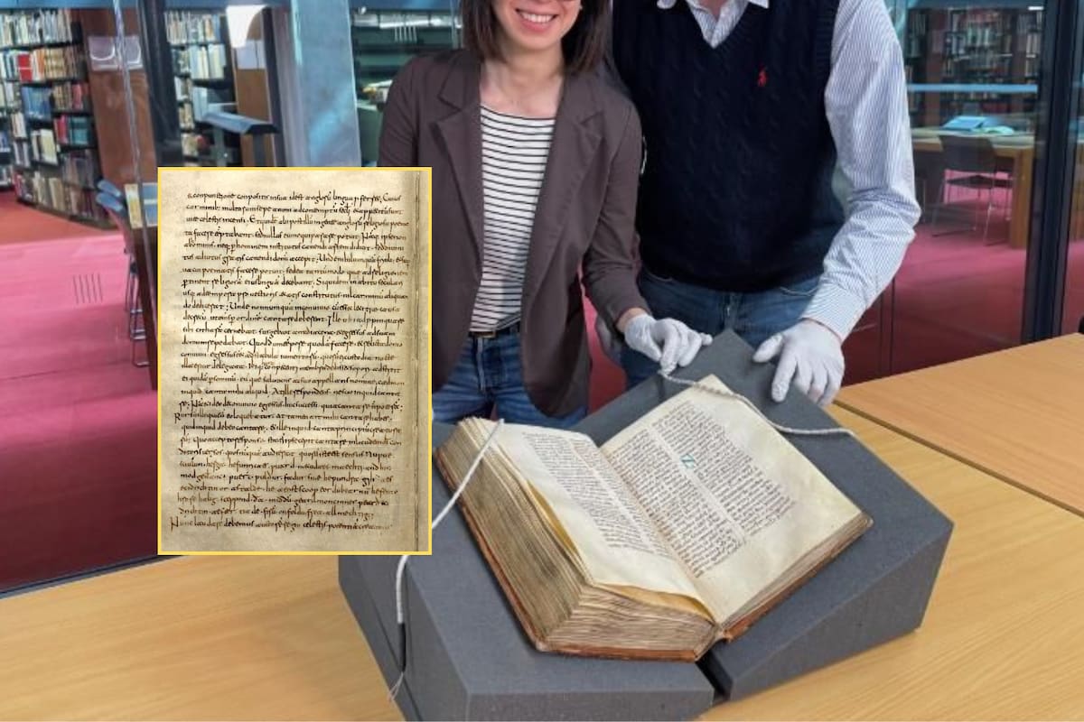 Encuentran el poema más antiguo escrito en inglés, compuesto hace 1.200 años por el monje Caedmon, dentro de un manuscrito del siglo IX localizado en Roma, clave para entender el nacimiento de la lengua inglesa