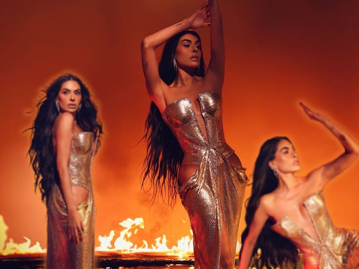 ¿Cuánto cuesta el lujoso vestido dorado que usó Galilea Montijo en la gran final de “La Casa de los Famosos México”?