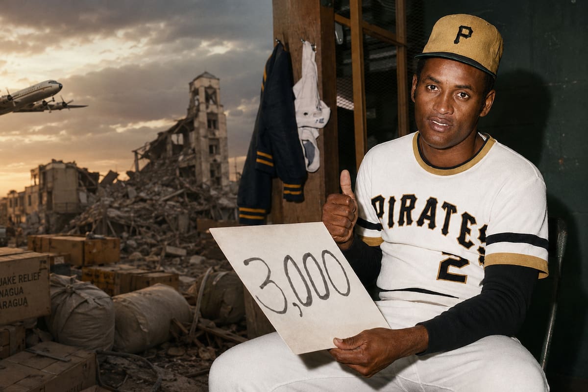 Roberto Clemente logró su hit 3,000 y 92 días después murió llevando ayuda a Nicaragua tras un terremoto