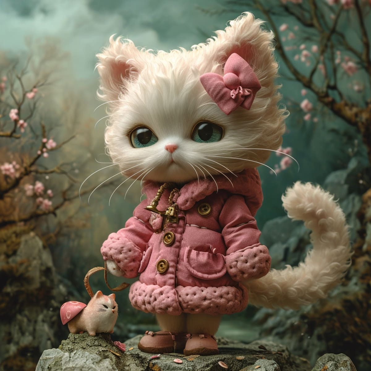 Así se vería Hello Kitty si fuera una gatita real según la Inteligencia Artificial de Midjourney