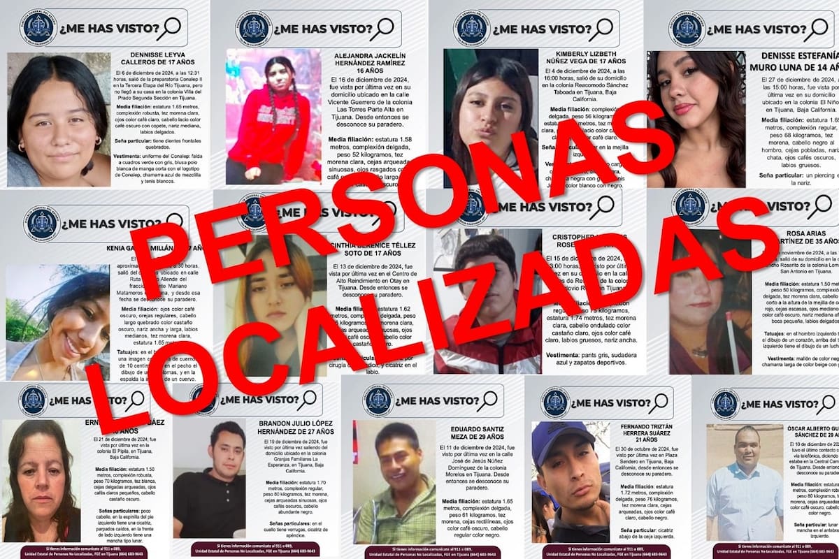FGE localiza a trece personas reportadas como desaparecidas