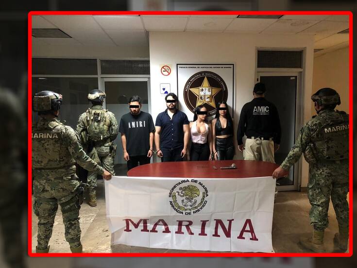 Detienen a cuatro personas con arma de fuego durante operativo conjunto en Ciudad Obregón