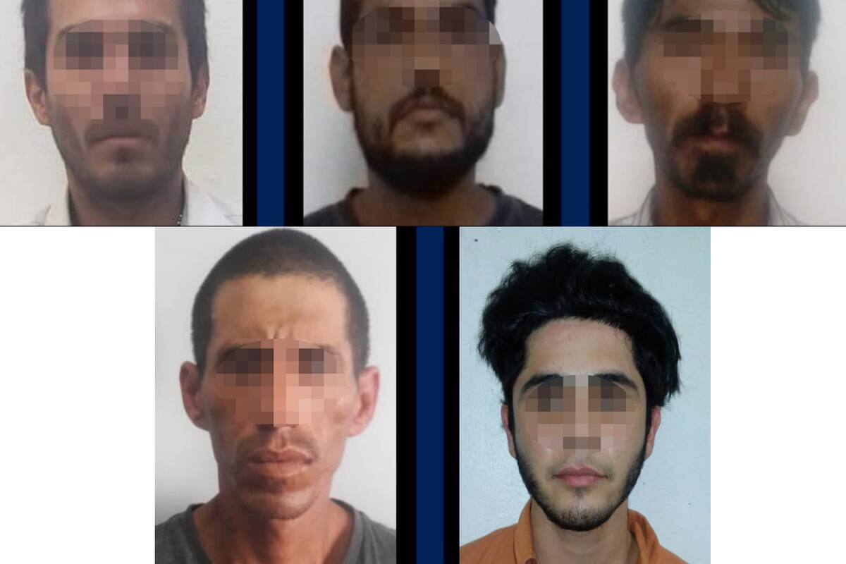 Asegura Policía Municipal a cinco narcomenudistas