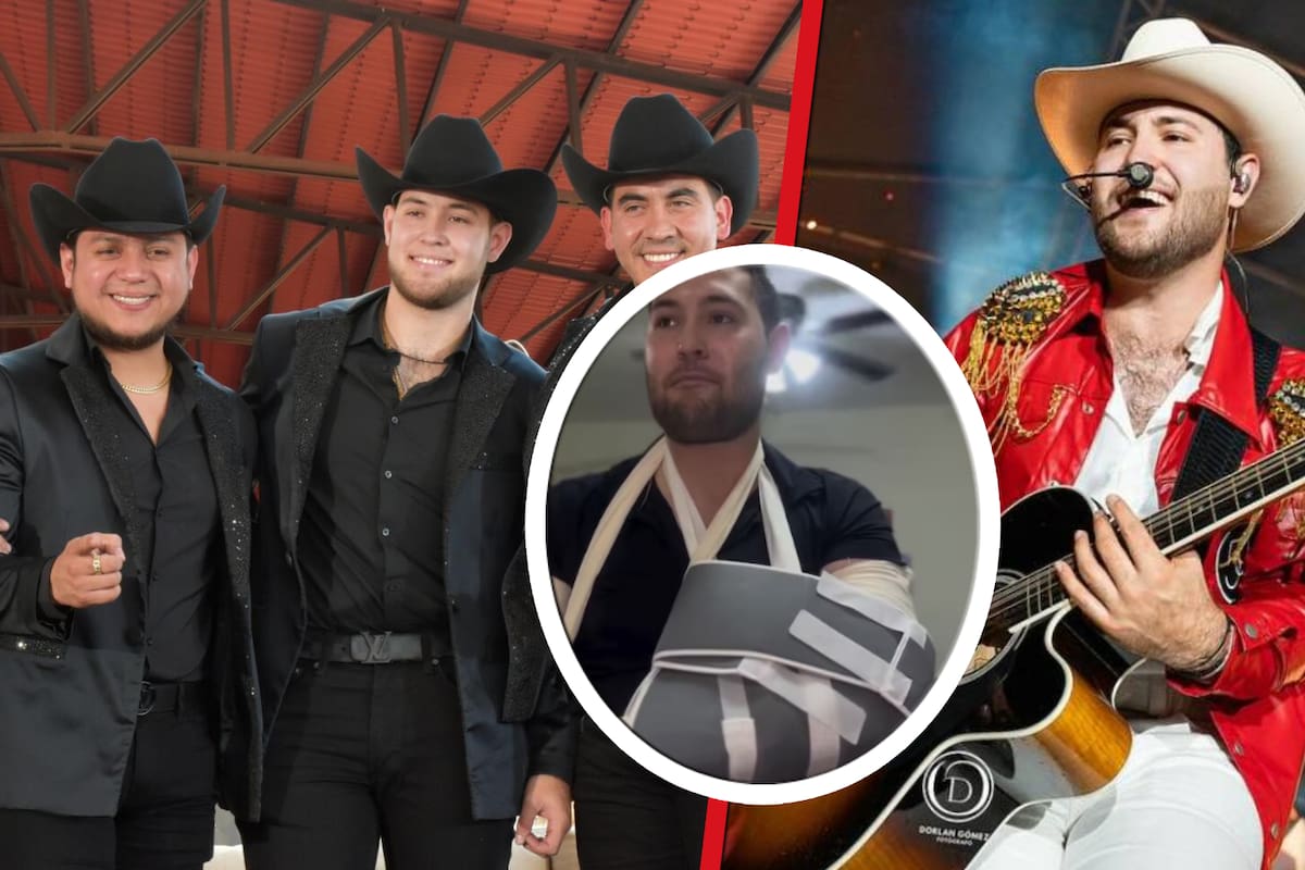 Vocalista de Calibre 50 sufre accidente y queda inmovilizado