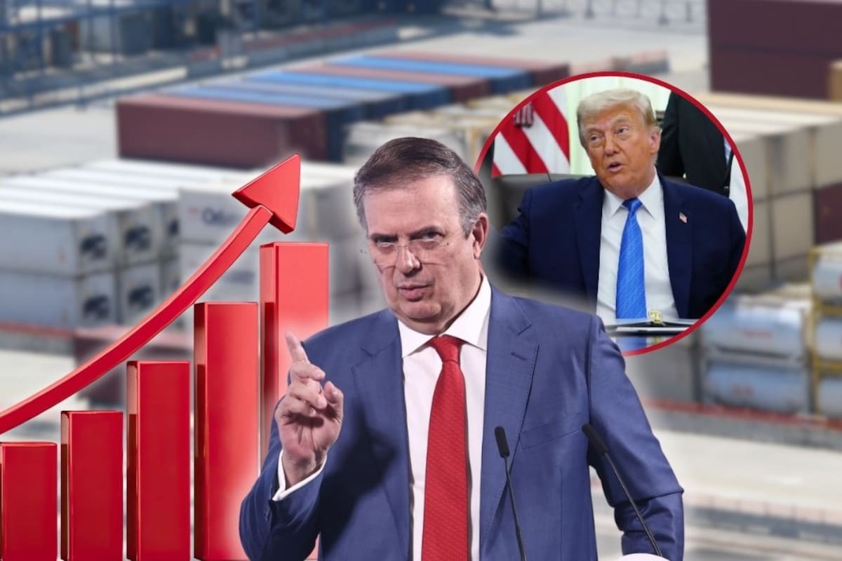 Marcelo Ebrard descarta responder con aranceles a Donald Trump para evitar una guerra comercial y confirma que el 85% de las exportaciones mexicanas mantienen arancel cero por el T-MEC