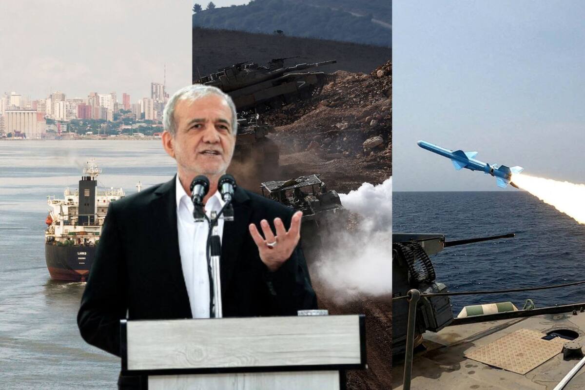 Tras guerra de 12 días, acusaciones de expansión territorial y planes de ataque, el presidente iraní, Masoud Pezeshkian, afirma que su país está en “guerra a gran escala” con EEUU, Israel y Europa