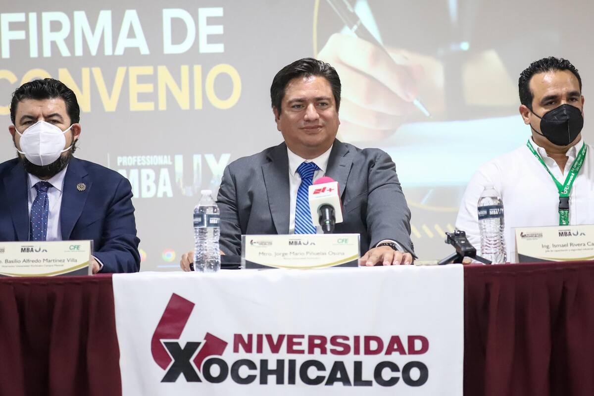 Firman convenio CFE con Universidad Xochicalco