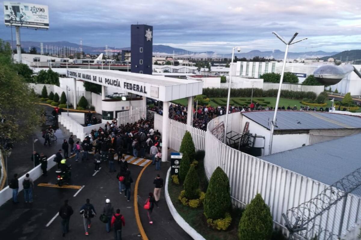 Policías Federales protestan contra la Guardia Nacional