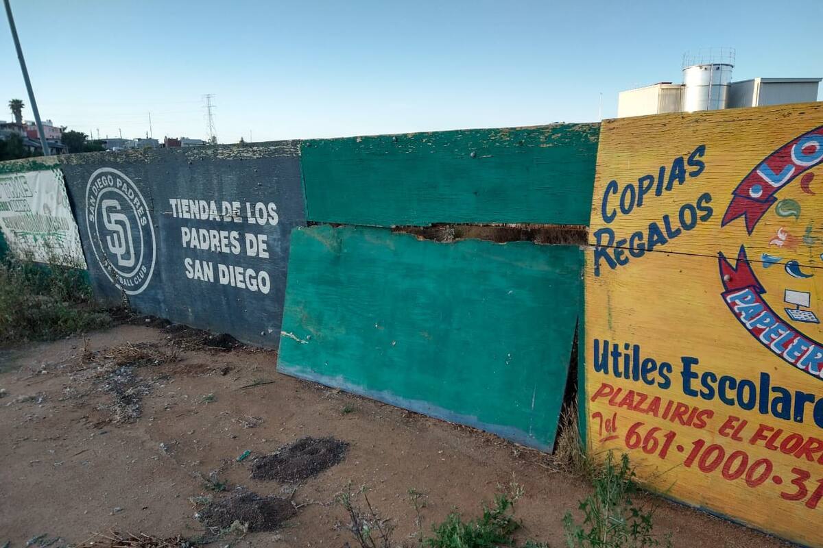 Sufre vandalismo Liga de béisbol de Playas de Rosarito