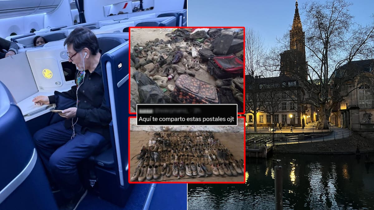 Noroña se va supuestamente a Estrasburgo en primera clase en medio de críticas por Teuchitlán. FOTO: Especial