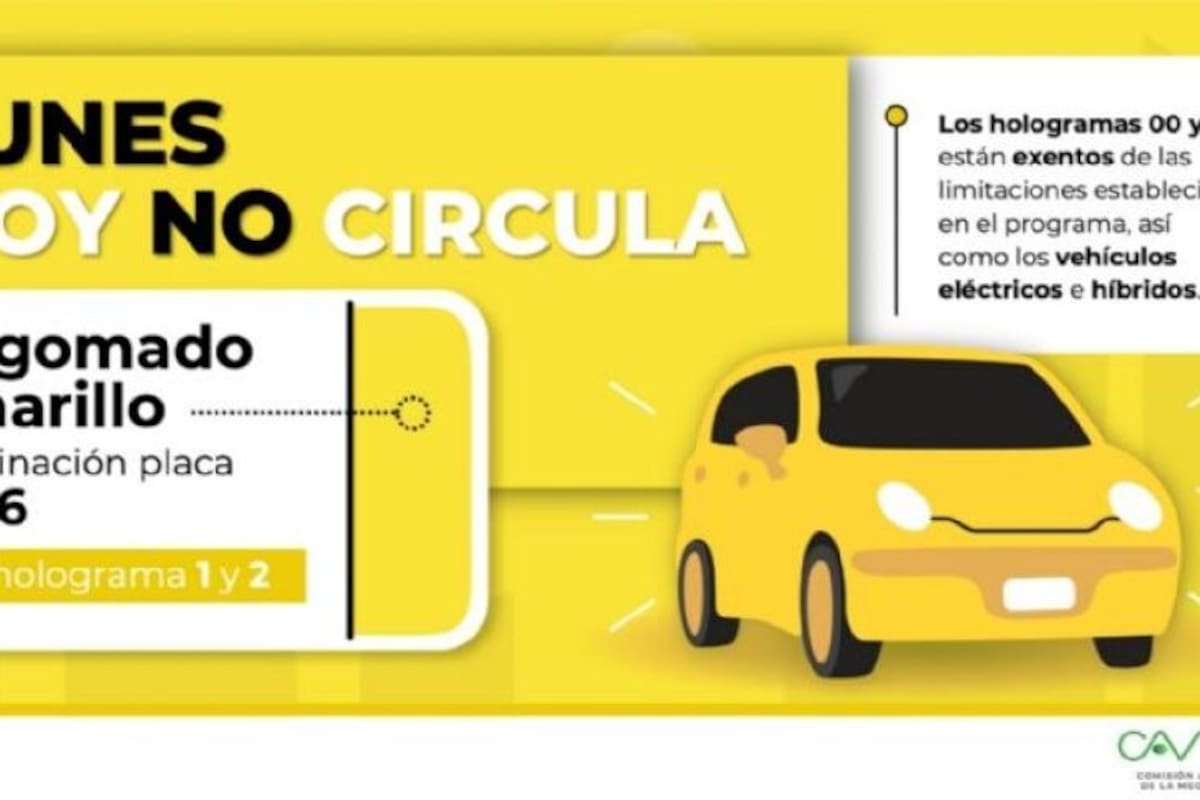 Hoy No Circula CDMX y Edomex: restricciones para este lunes 9 de diciembre