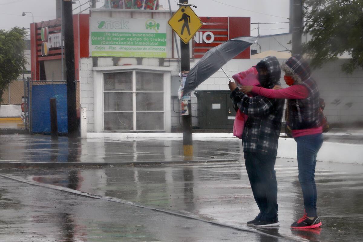 Pronostican lluvias y frío en Tijuana