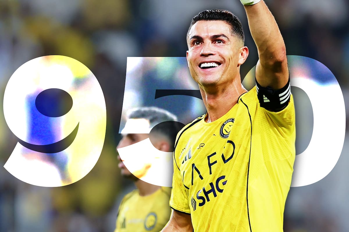Cristiano Ronaldo llega a 950 goles en su carrera