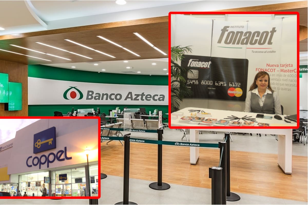 Préstamos en Banco Azteca, BanCoppel y Fonacot: ¿Dónde me conviene más?