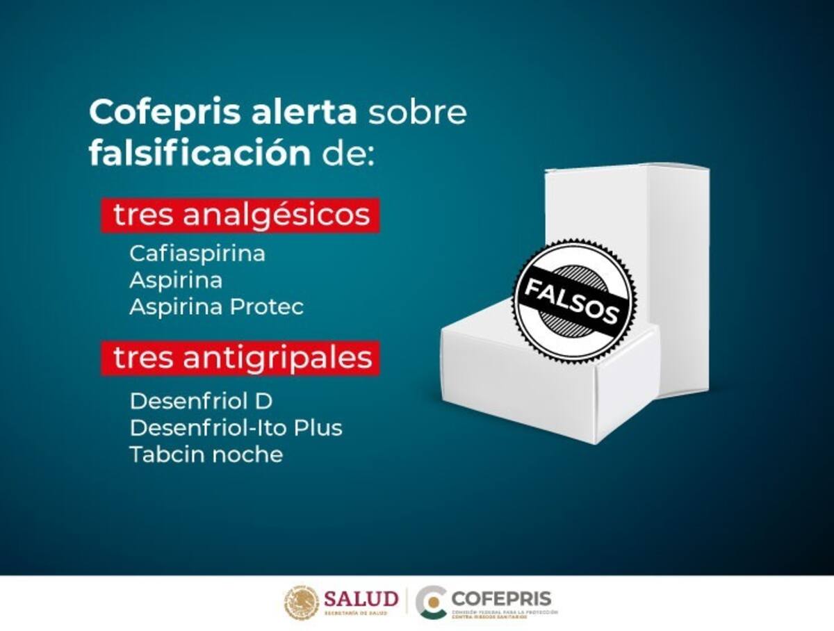 Cofepris lanzó una alerta por estos medicamentos y pidió a los consumidores que adquirieran estos productos no consumirlos y presentar una denuncia.