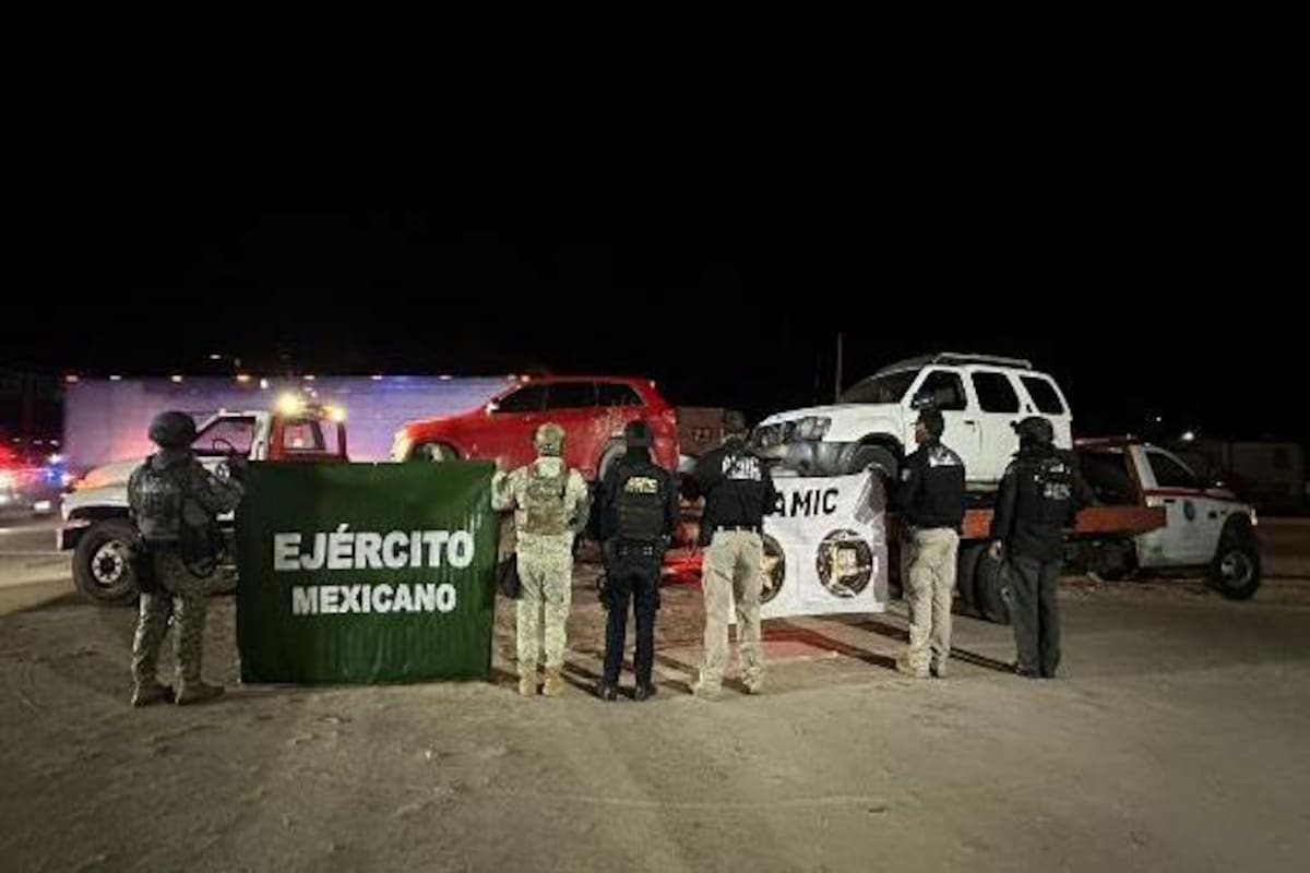 Militares aseguran armas y detienen a cuatro personas en Ímuris